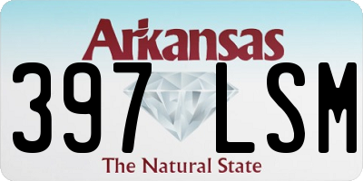 AR license plate 397LSM