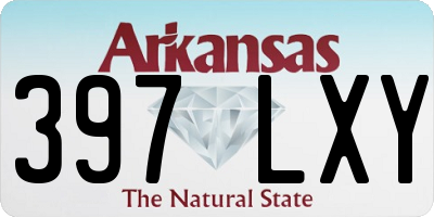AR license plate 397LXY