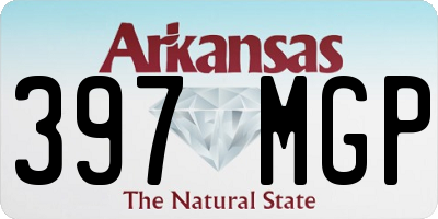 AR license plate 397MGP