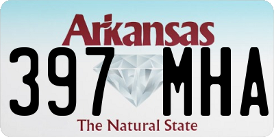 AR license plate 397MHA
