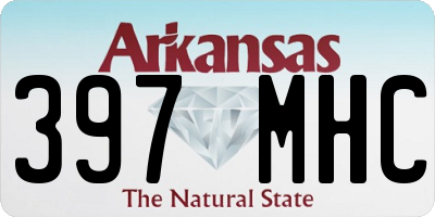 AR license plate 397MHC