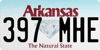 AR license plate 397MHE