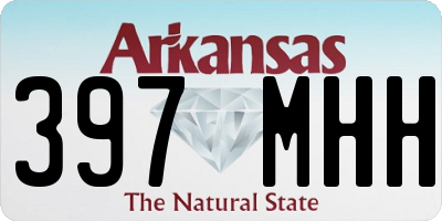 AR license plate 397MHH