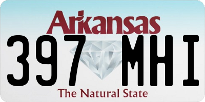 AR license plate 397MHI