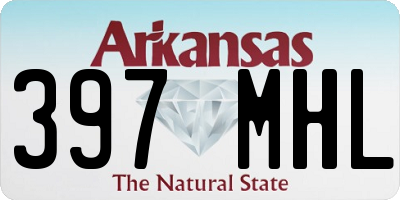 AR license plate 397MHL