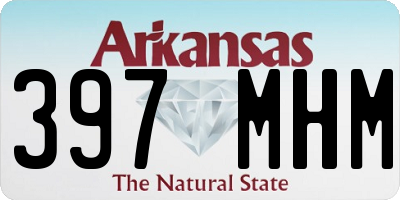AR license plate 397MHM
