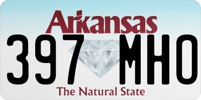 AR license plate 397MHO