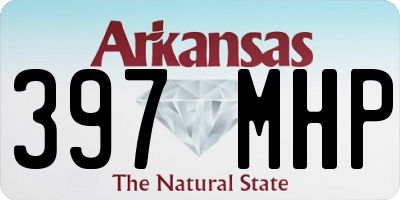 AR license plate 397MHP