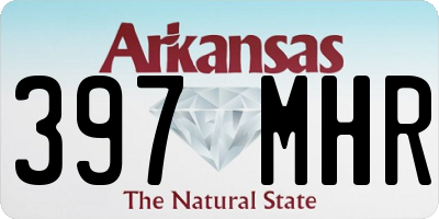 AR license plate 397MHR