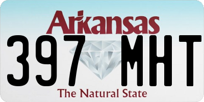 AR license plate 397MHT