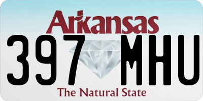 AR license plate 397MHU