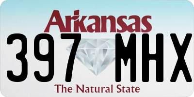 AR license plate 397MHX