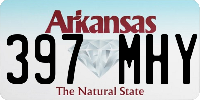 AR license plate 397MHY