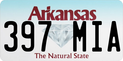 AR license plate 397MIA