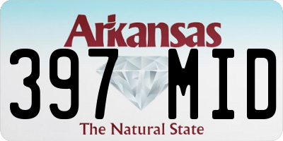 AR license plate 397MID