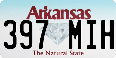 AR license plate 397MIH