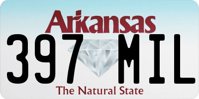 AR license plate 397MIL