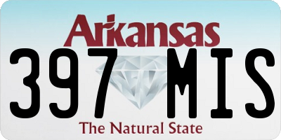 AR license plate 397MIS