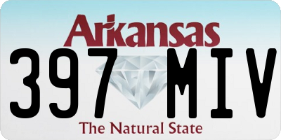 AR license plate 397MIV