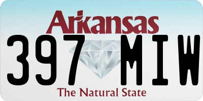 AR license plate 397MIW