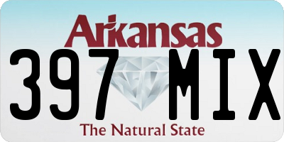 AR license plate 397MIX