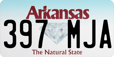 AR license plate 397MJA