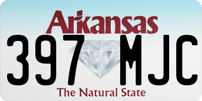 AR license plate 397MJC