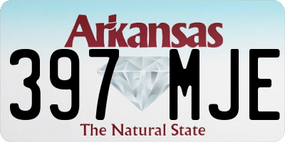 AR license plate 397MJE