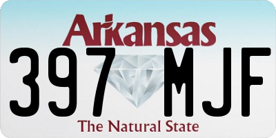 AR license plate 397MJF