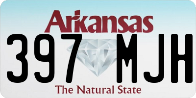AR license plate 397MJH