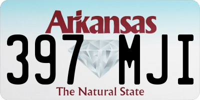 AR license plate 397MJI