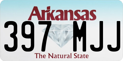 AR license plate 397MJJ
