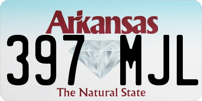 AR license plate 397MJL