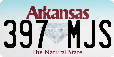 AR license plate 397MJS