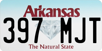 AR license plate 397MJT