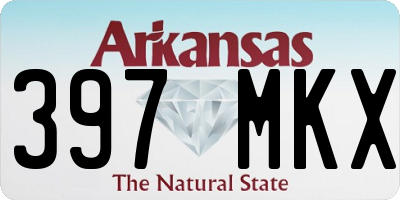 AR license plate 397MKX