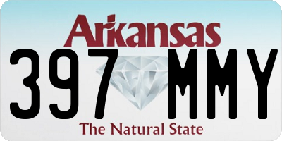 AR license plate 397MMY