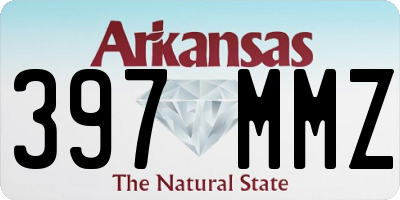 AR license plate 397MMZ
