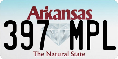 AR license plate 397MPL