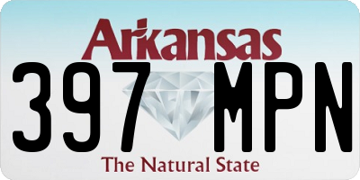 AR license plate 397MPN