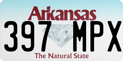 AR license plate 397MPX