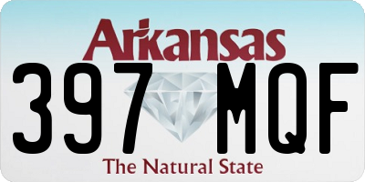 AR license plate 397MQF