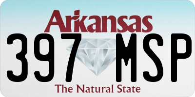 AR license plate 397MSP