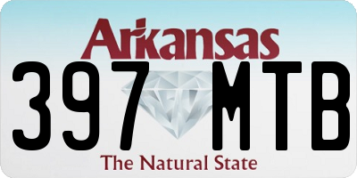 AR license plate 397MTB