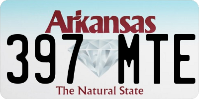 AR license plate 397MTE