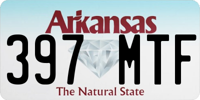AR license plate 397MTF