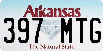 AR license plate 397MTG
