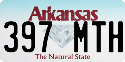 AR license plate 397MTH