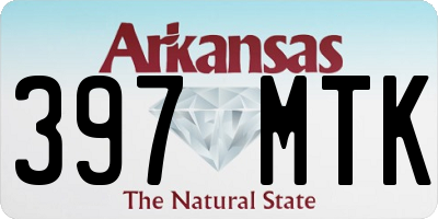 AR license plate 397MTK