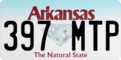 AR license plate 397MTP